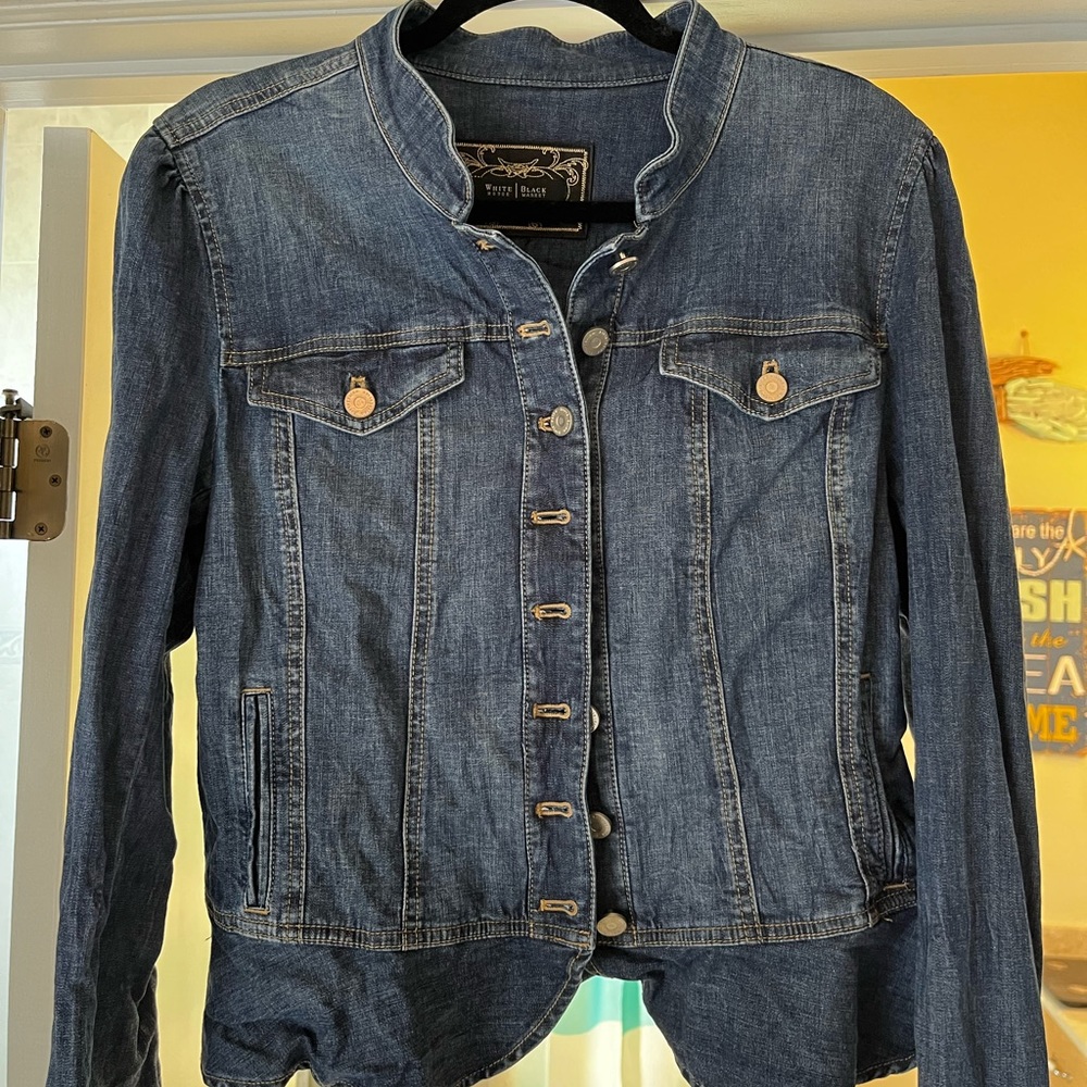 White House Black Market Jean Jacket